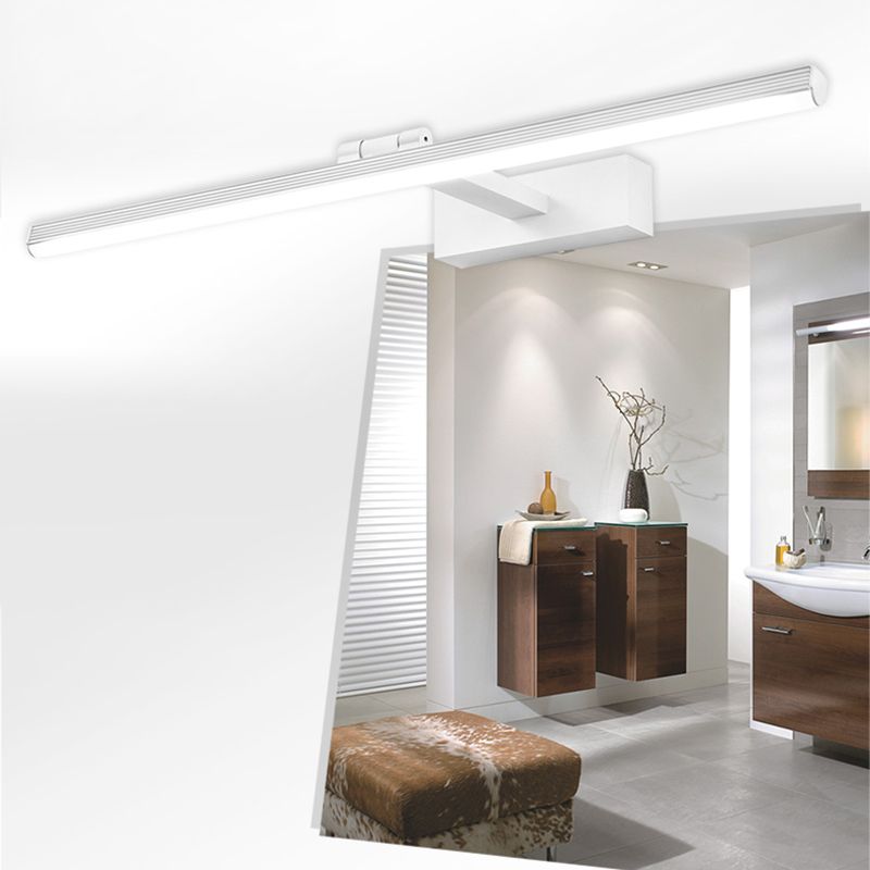 LED Vanity Wall Light Fixtures with Silicone Shade Modern Mirror Front Light