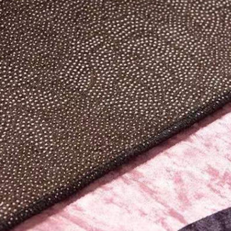Gray Modern Carpet Polyester Hexagon Carpet Washable Carpet for Home Decor
