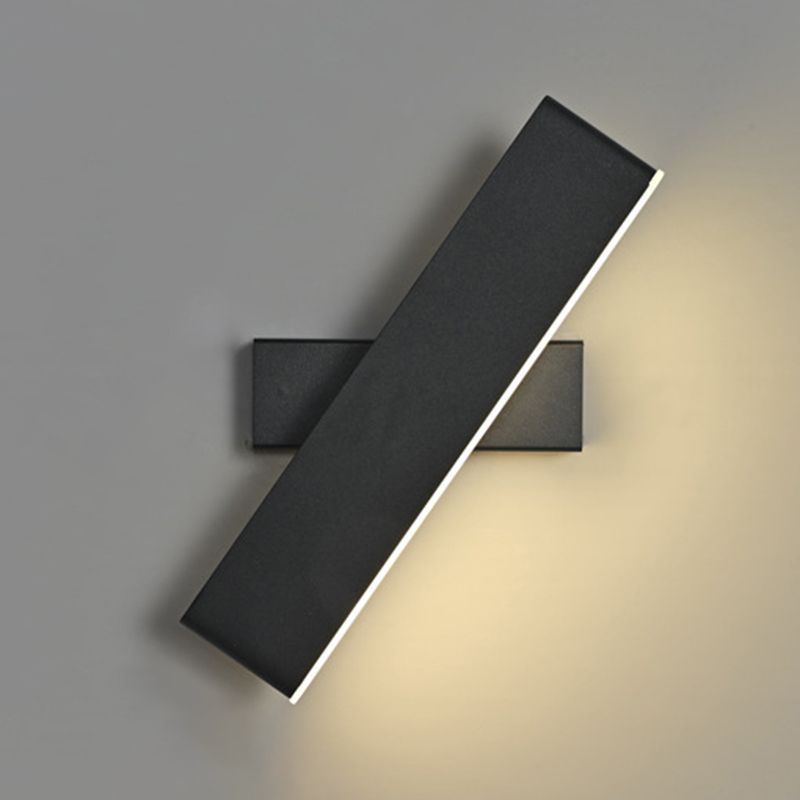 Modern Wall Mount Light 1-Light LED Rotatable Wall Light with Acrylic Shade for Bedside