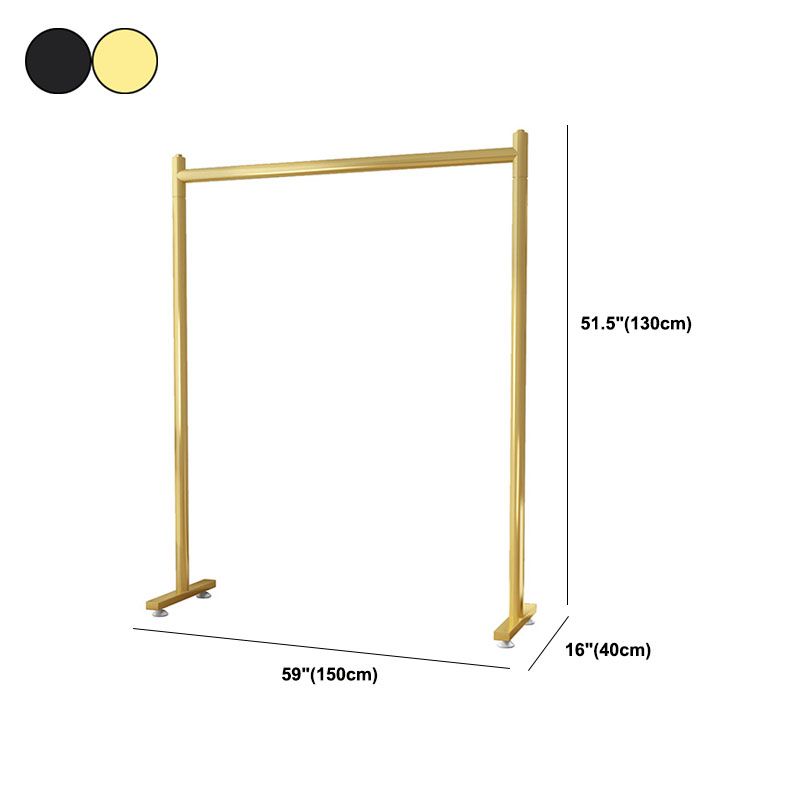 Contemporary Coat Rack Solid Color Metal Clothes Hanger for Bedroom