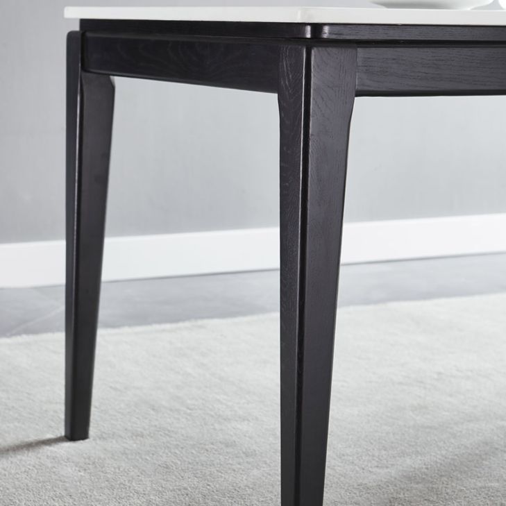 Sintered Stone Top Rectangle Table for Restaurant Kitchen Table with 4 Legs