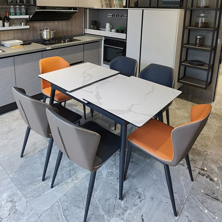 Stone Rectangle Dining Table with Leaf Furniture for Restaurant