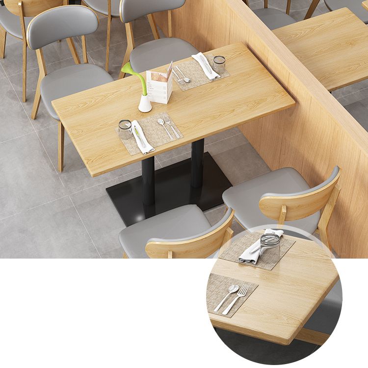 Tavolo da pranzo in stile industriale tavolo da base in metallo nero per casa da cucina