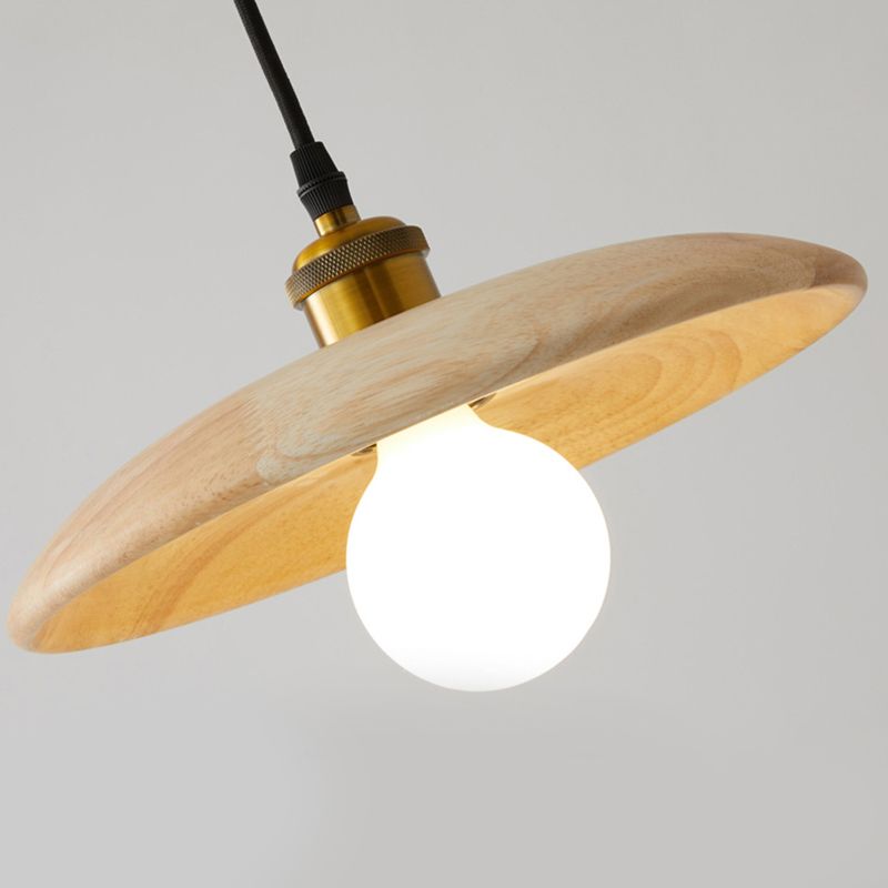 Luminaire à manger en bois de pentification de style nordique de style nordique