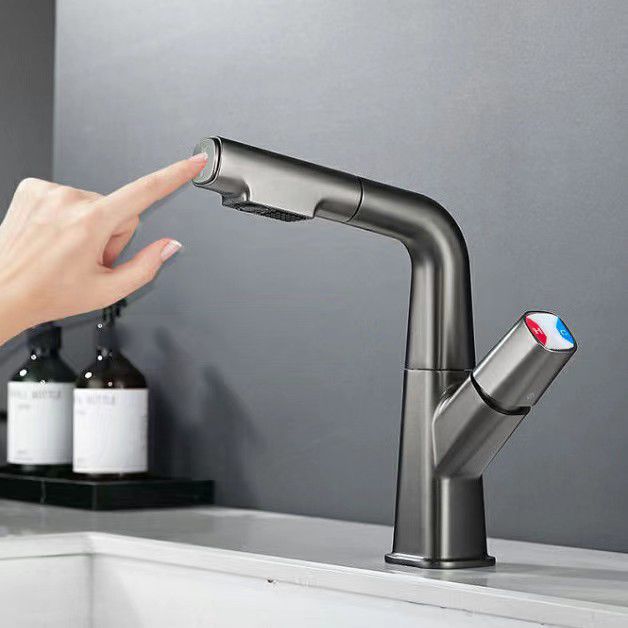 Rotatable Modern Sink Faucet Knob Handle Faucet for Bathroom