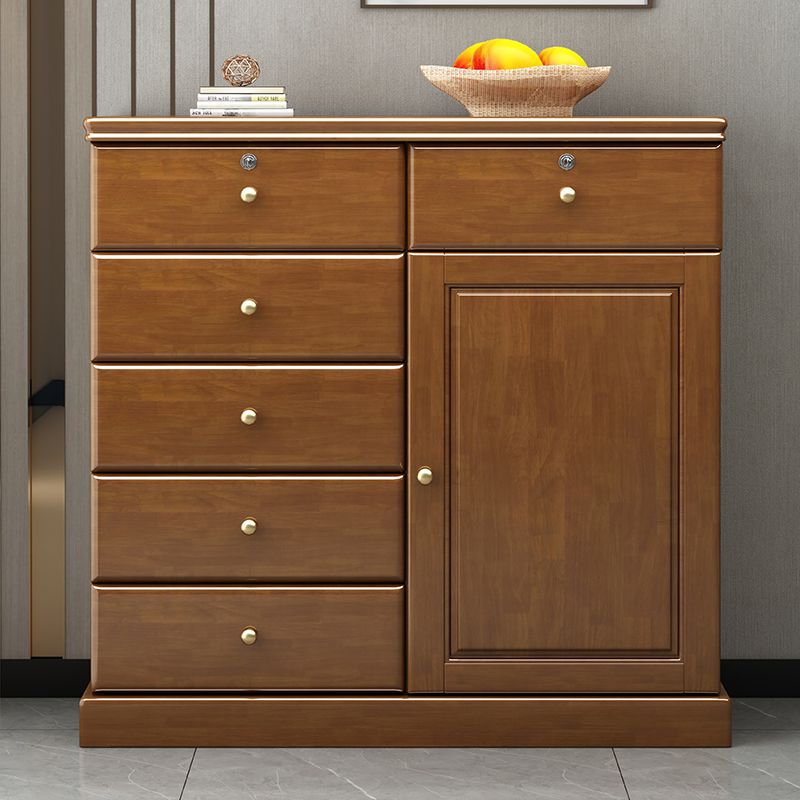 Traditional Storage Chest Solid Wood Storage Chest Dresser for Bedroom