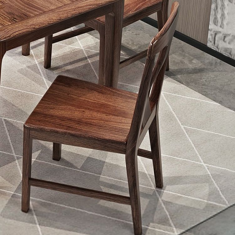 Traditional Solid Wood Rectangle Dining¬†Room¬†Set Standard Height Home Use Dining Table Furniture