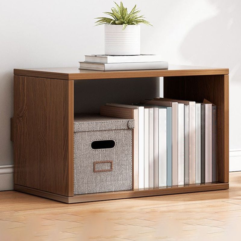 Contemporary Engineer Wood Bookshelf Open Back Bookcase,17.7"L x 7.9"W x 11"H