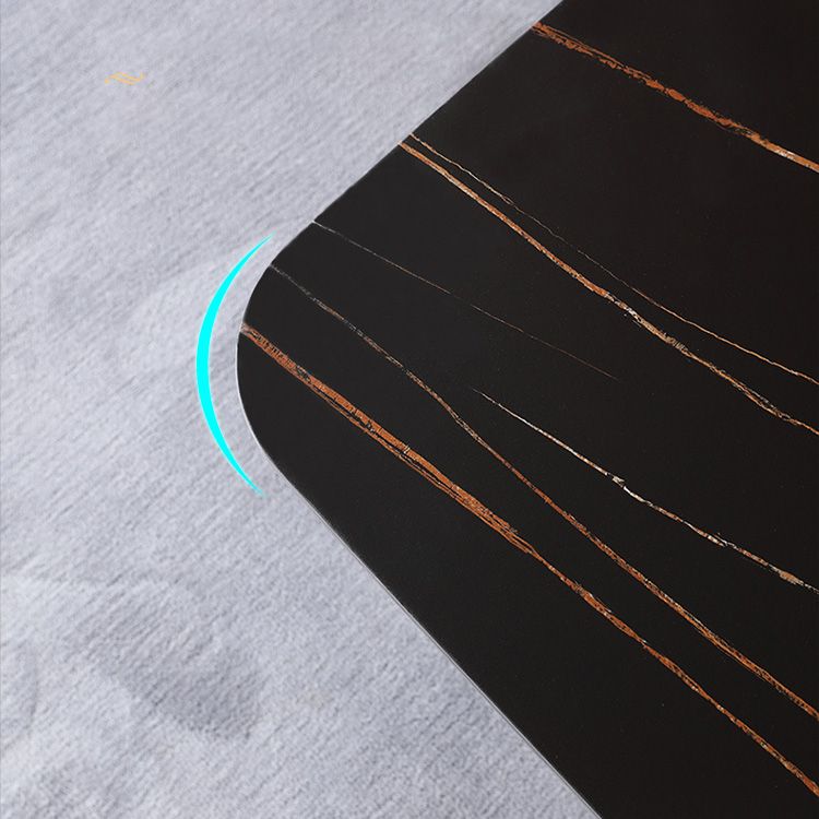 Pièces modernes 1/4/5/7 Pièces Dining Rectangle Table de table à manger pour usage domestique