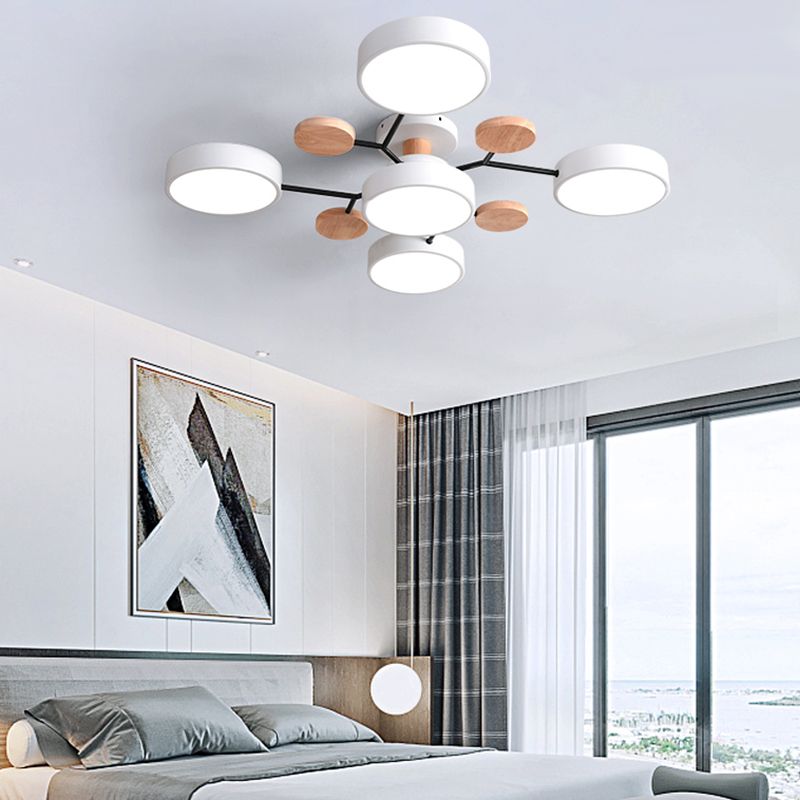 Modern Style Ceiling Light LED Flush Mount Light Fixture for Bedroom