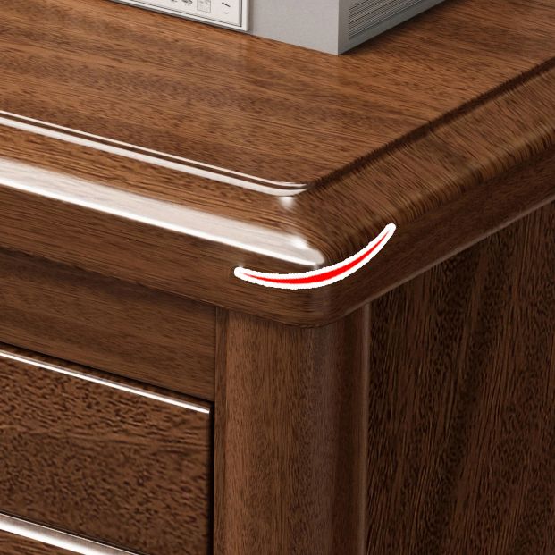 15.6-inch Width Storage Chest Solid Wood Contemporary Dresser