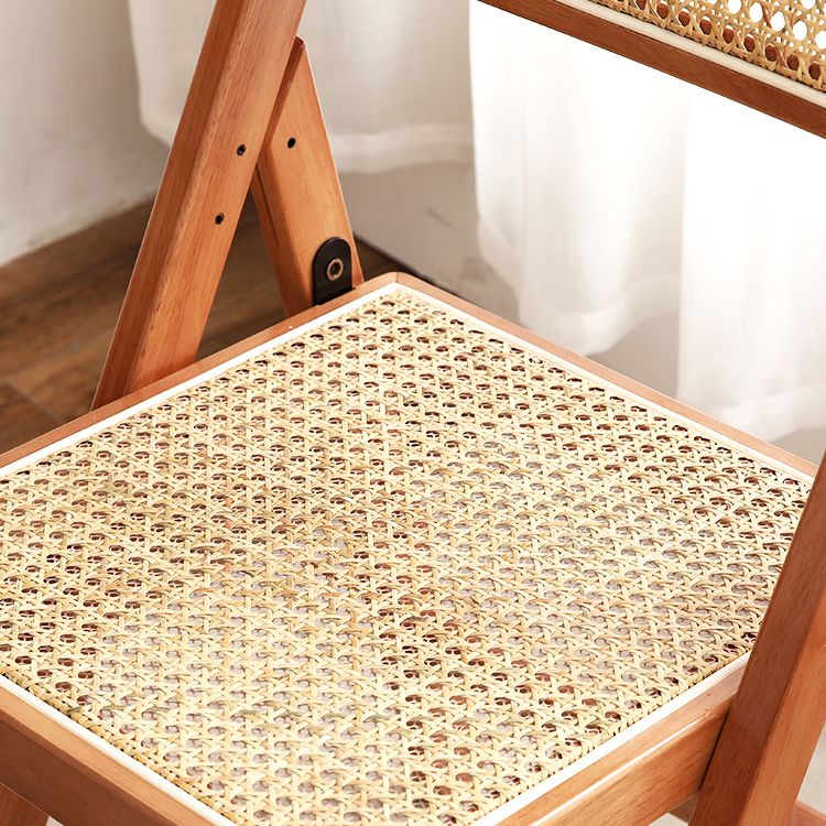 Eigentijdse stijl vouwstoel stoelloze open achterstoelen met houten benen
