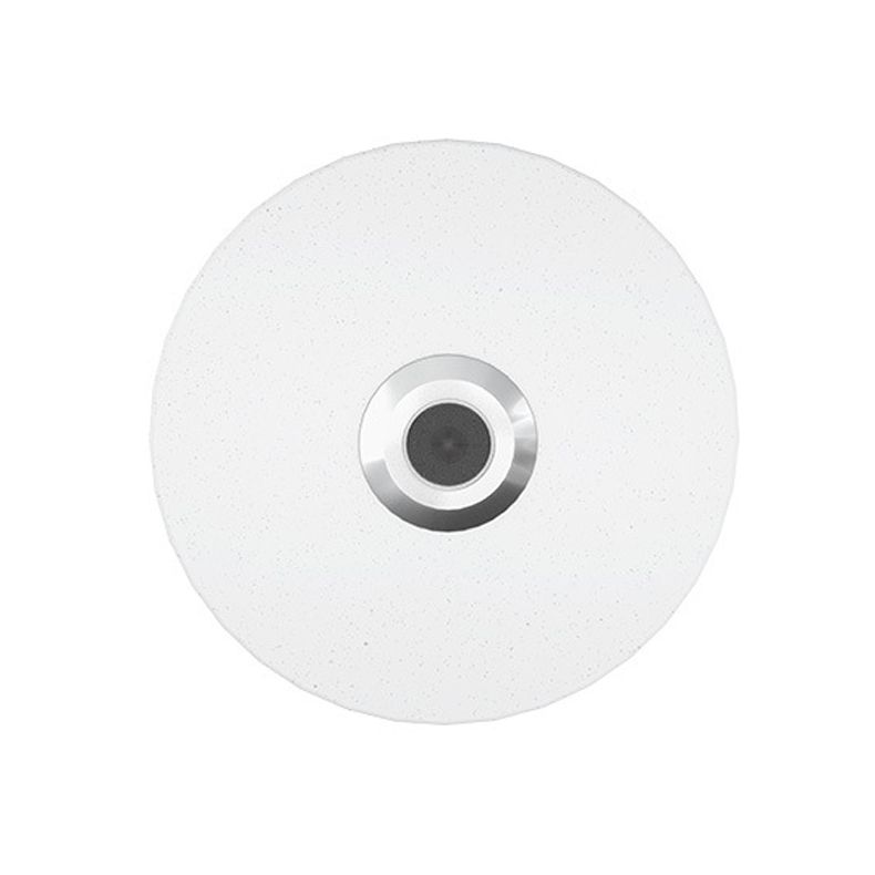 Plafonnier intelligent de forme ronde moderne en acrylique à 1 lumière pour le salon