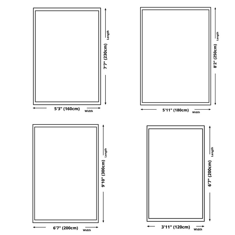 Tappeto multicolore tappeto tappeto poliestere etnico floreale tappeto per interni tappeti per soggiorno