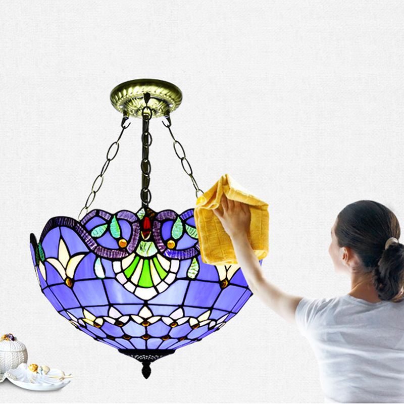 Éclairage de lustre en forme