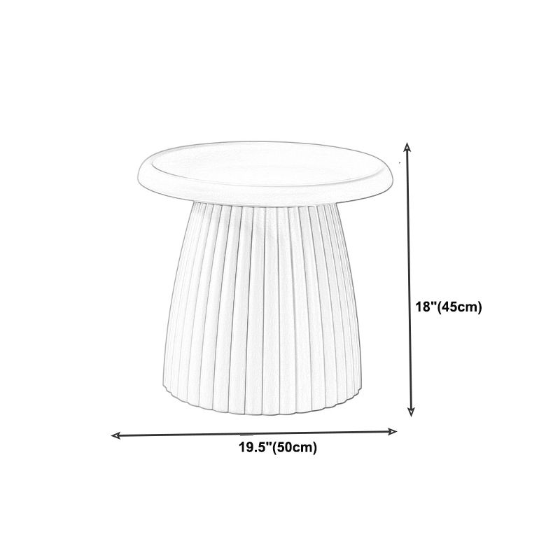 Round Pedestal Coffee Table Scandinavian Macaron Coffee Cocktail Table