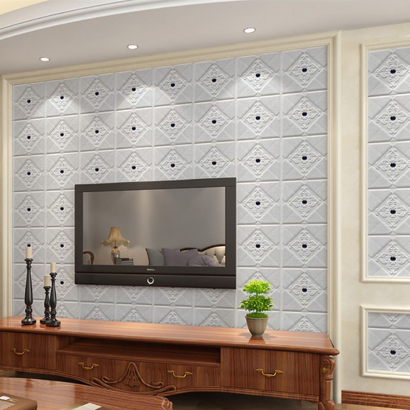 Plastic Wall Access Panel Self-Adhesive Wall Paneling for Living Room and Bedroom