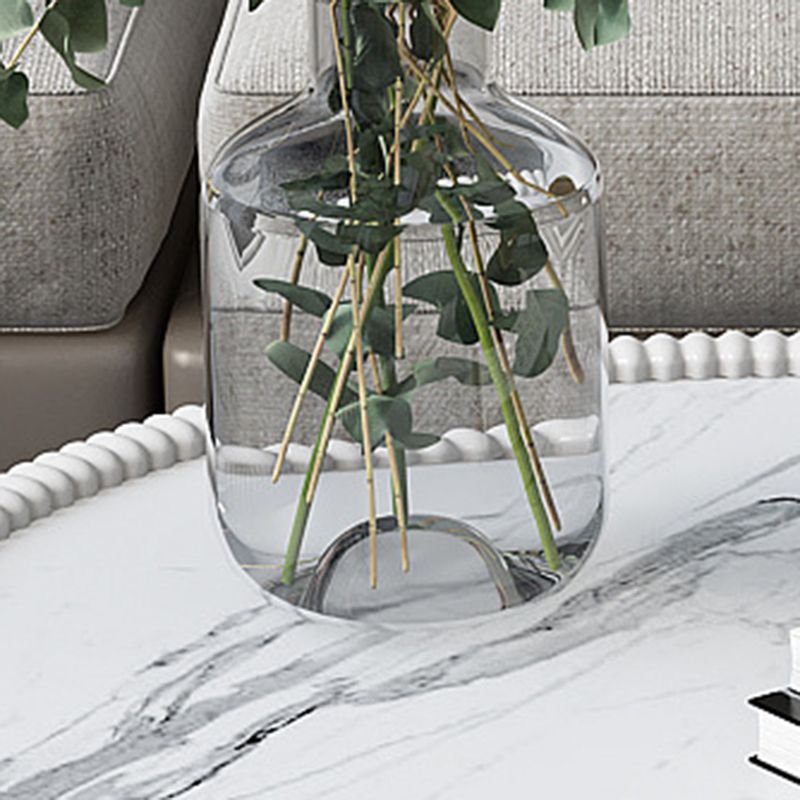 2 Piece Bunching Tables Slate Round Coffee Table for Living Room