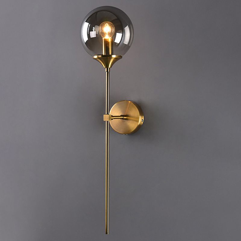 1 luminaire luminaire mural en verre lumineux moderne lumières suspendues murales mondiales pour chambre à coucher