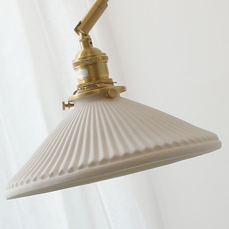 Sitting Room One Head Wall Sconce Contemporary Ceramic Wall Mounted Light Fixture