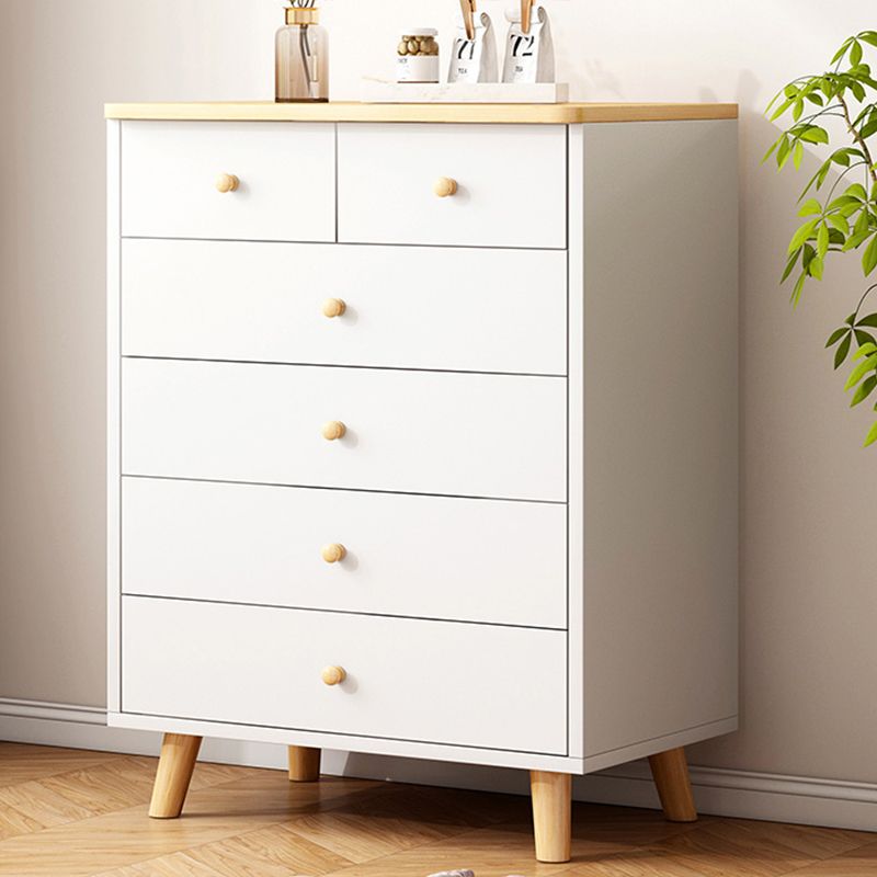 Minimalist Wooden Accent Cabinet Bar Pulls Handle Design Storage Cabinet