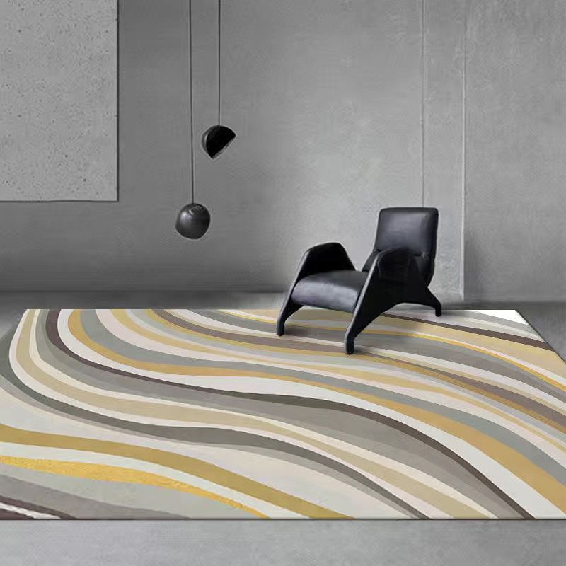 Modern Nordic Area Rug Carpet Stain Resistant Rug for Living Room