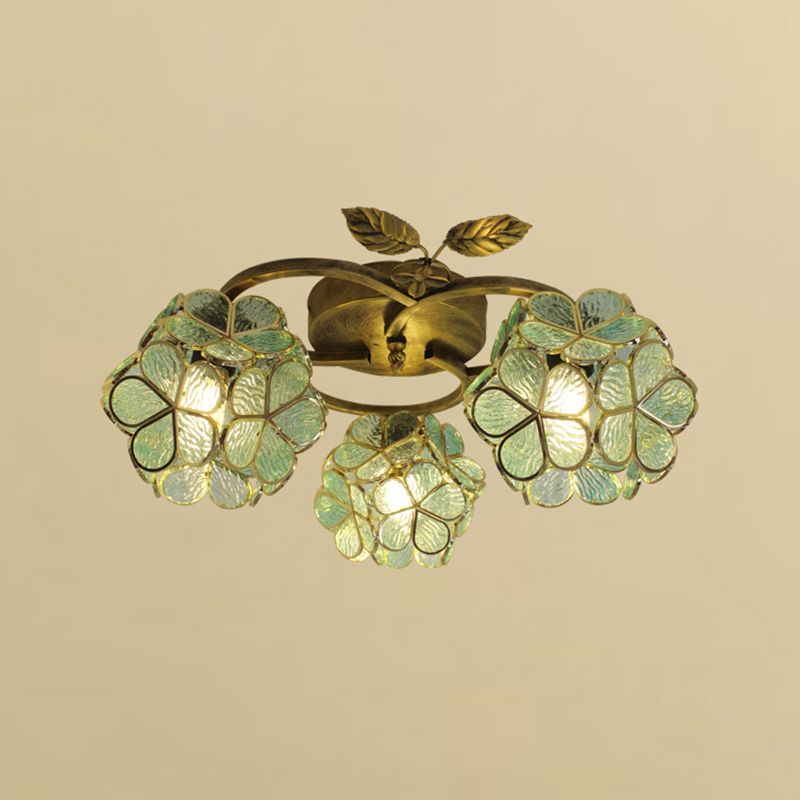 Creative Glass Flush Mount Ceiling Light Modern Flush Mount Ceiling Fixture
