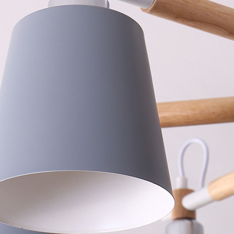 Minimalist Macaron Hanging Light Metal Hanging Chandelier for Sitting Room