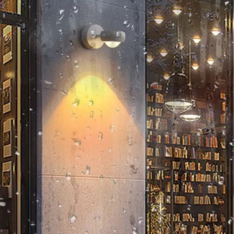 Éclairage mural géométrique en métal Style contemporain 1 luminaire mural lumineux