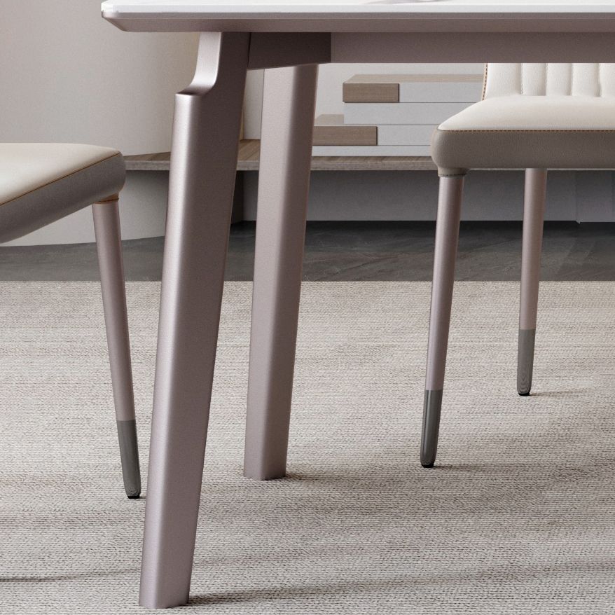 Modern 1/3/4/5/6 Pcs Dining Chairs Set Sintered Stone Dining Room Set