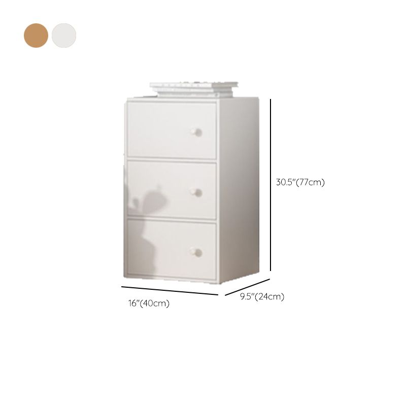 Modern Rectangle Chest Bar Pulls Storage Cabinet with Drawer