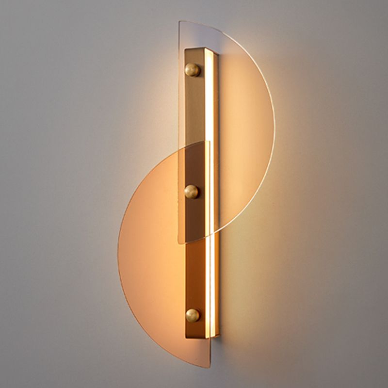 Cronique en métal simple contemporain LED 2 LUIGNEUR LEIL MUR LEI