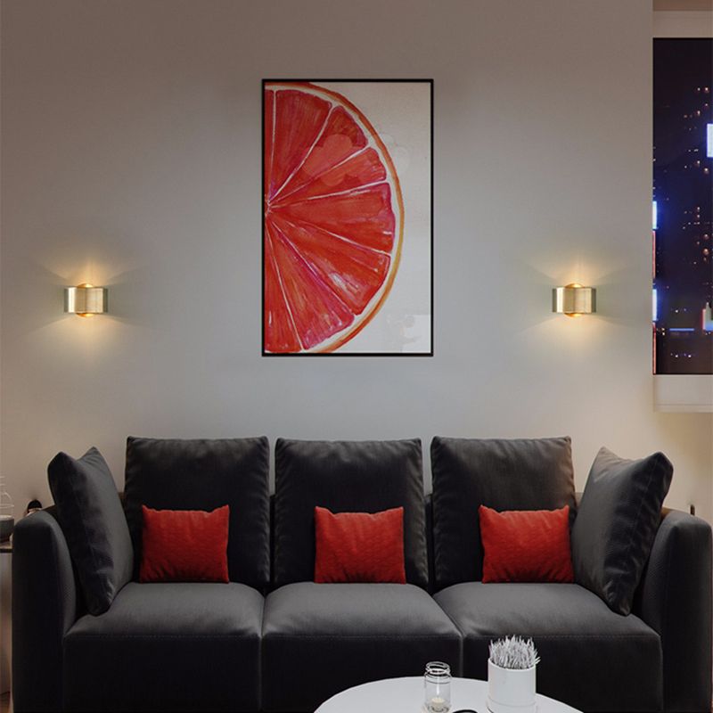 Post Modern Wall Light Metal Golden Lighting for Restaurant and Home