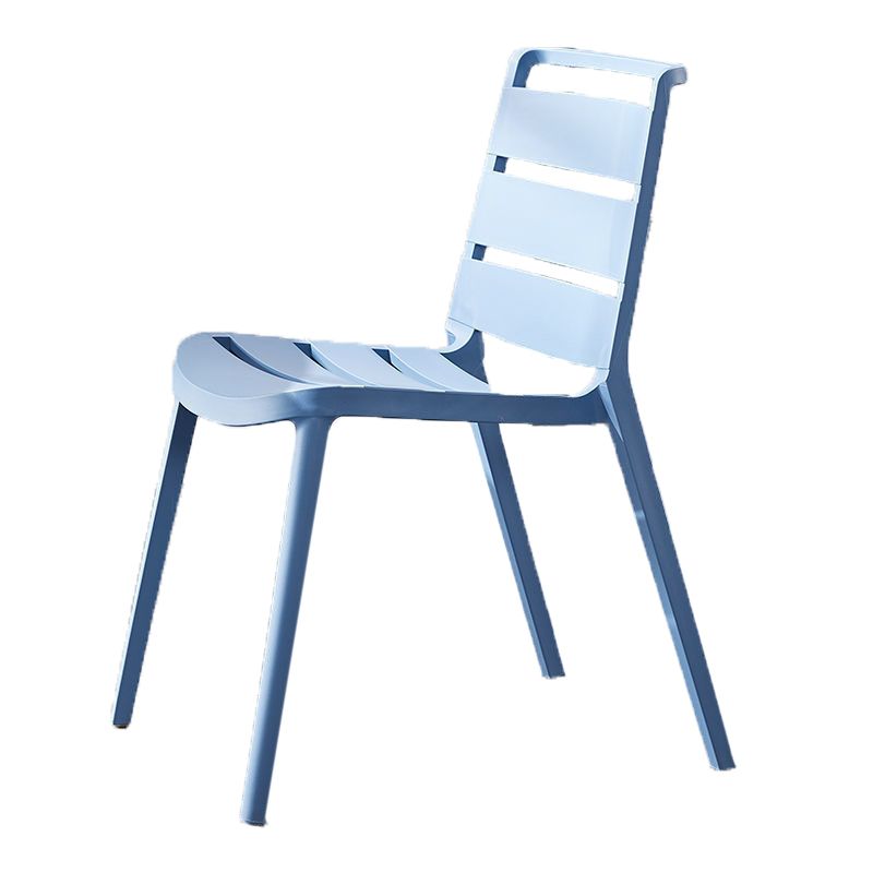 Home Dining Accent Chair Dining Room Open Back Armless Side Chair