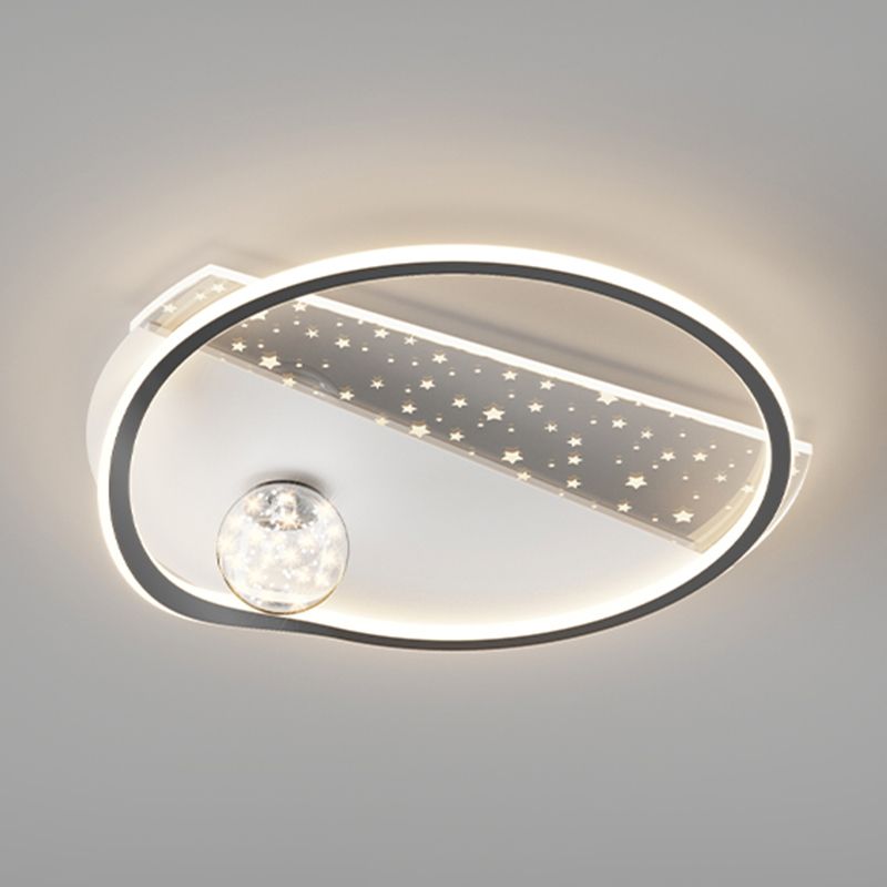 Modern Style Geometry Shape Ceiling Light Fixtures Metal Ceiling Mounted Lights