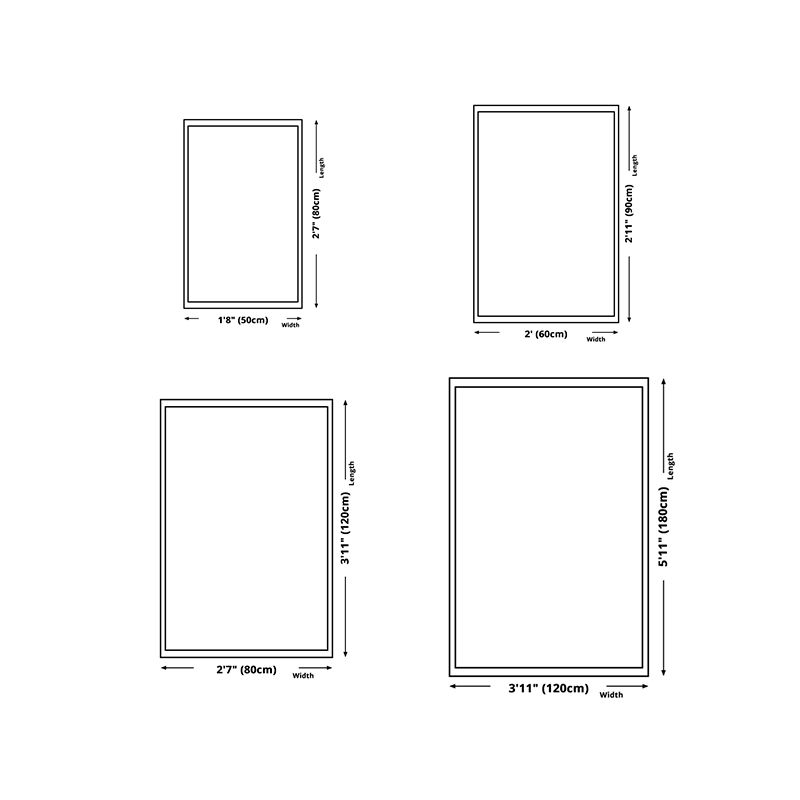 Light Gray Modern Rug Polyester Straight Stripe Rug Washable Rug for Home Decor