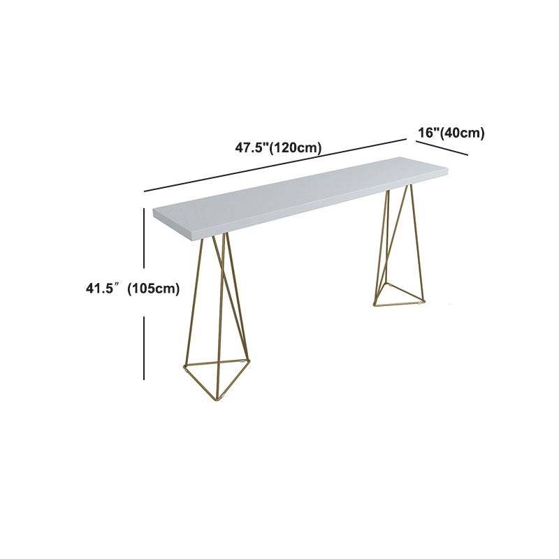 Pine Wood Top Bar Counter Traditional Luxury Rectangle Bar Counter with Sled Base