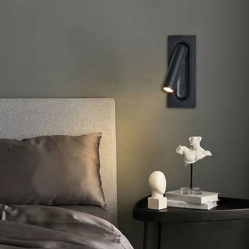 Modern Minimalist Style Lettura Lampada da parete Metal 1 Luce Light Reading Wall Light per camera da letto