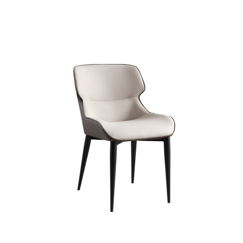 Upholstered Armless Dining Chair Modern Indoor-Outdoor Chair