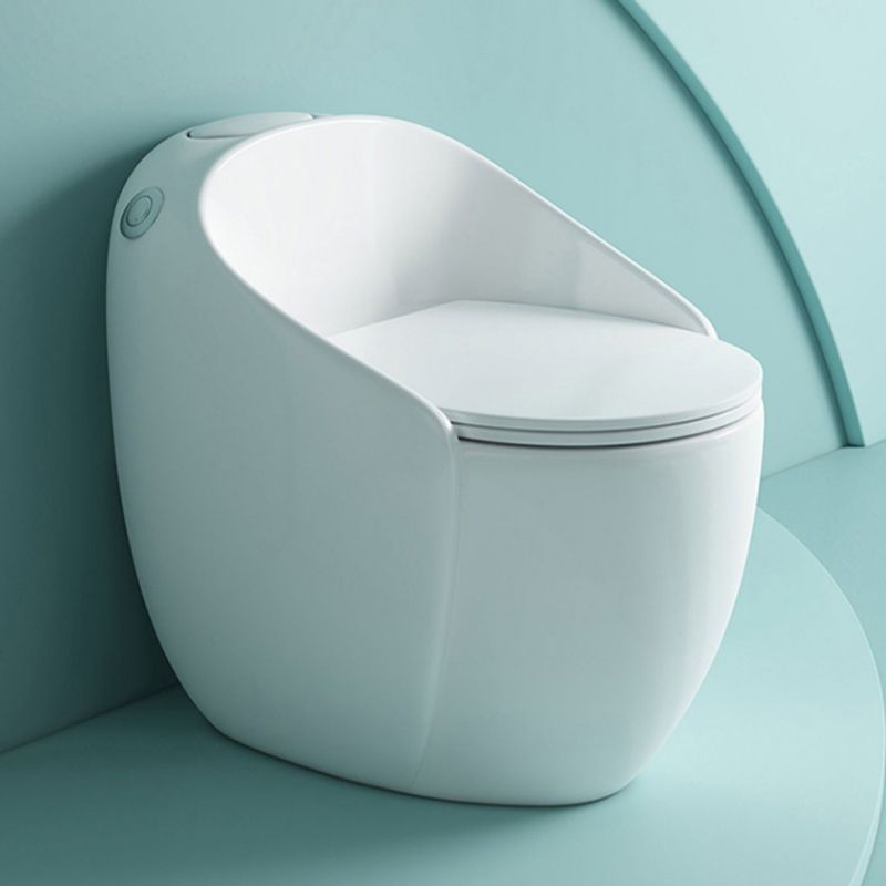 Modern Ceramic Flush Toilet One Piece Toilet Bowl for Washroom