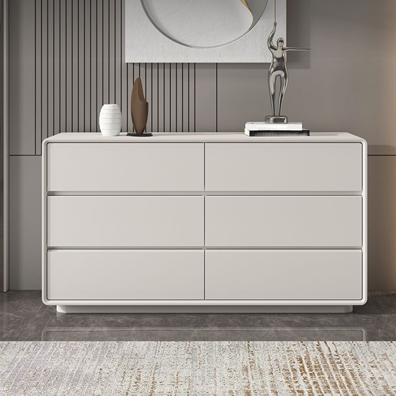 Contemporary Storage Chest Dresser Wooden Dresser with Drawers