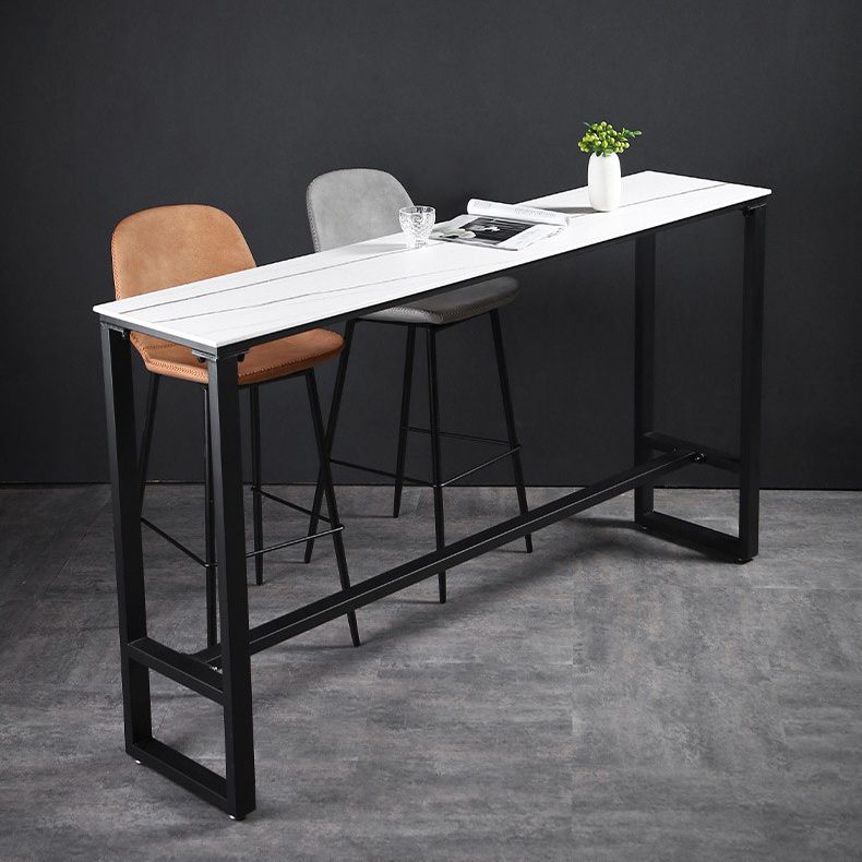 Living Room Counter Set 1/2/3 Pieces Rectangle White Counter Height Set