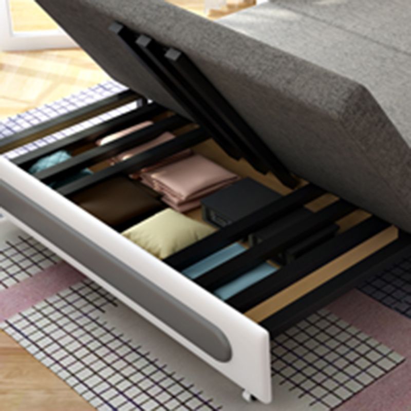 35" Wide Contemporary Sleeper Sofa Futon Storage Sleeper Sofa