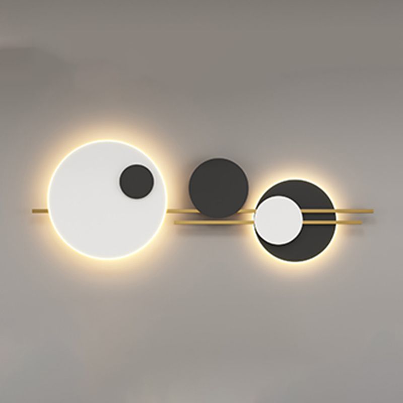 Estilo nórdico Luz de pared de metal Colorido LED LED Disconce para sala de estar