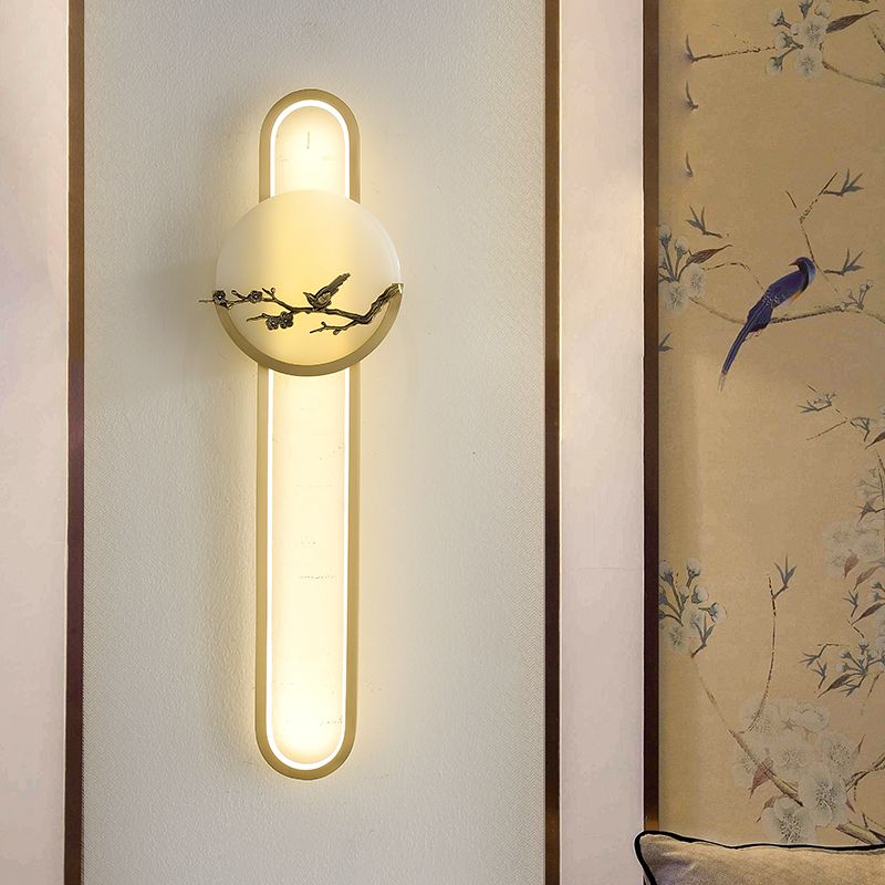 Luminaire mural en marbre moderne applique de lumière murale pour le salon