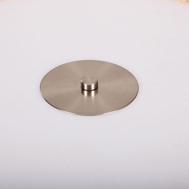 Japanese Curved Drum Flush Mount Ceiling Light Fixture Bamboo Ceiling Flush Mount Lights for Bedroom