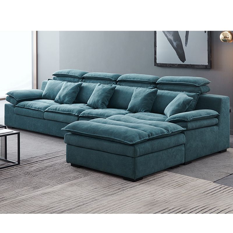 Modern Modular Reversible Sectional with High Back for Apartment