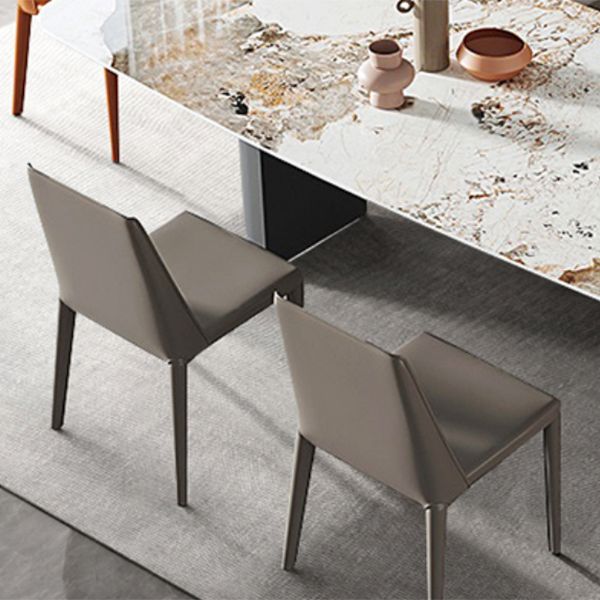 Modern Faux Leather Dining and Accent Chairs for Dining Room