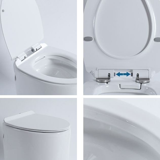 Floor Mounted Toilet One-Piece Toilet ABS Contemporary Flush Toilet