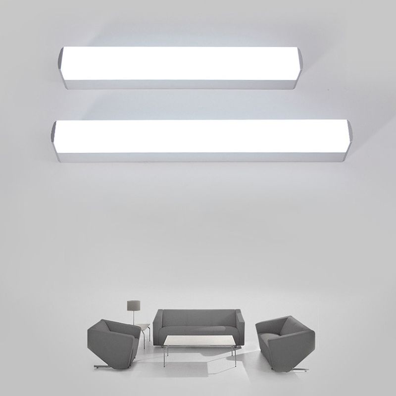 Rifini di illuminazione rettangolo di vanità moderne sconde di vanità acriliche in stile minimalista